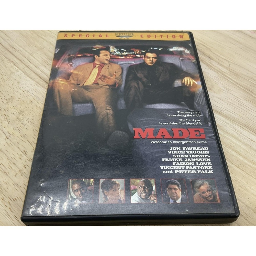 Made DVD 2001 Jon Favreau Vince Vaughn Sean Combs R Special Edition Widescreen